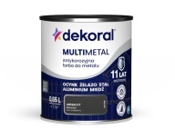 Dekoral Multimetal Farba ANTYKOROZYJNA RAL 7016 ANTRACYT 0,65L