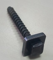 Wkręt kuty rustykalny postarzany 6x30 z podkładką