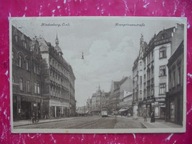 ZABRZE ZABRZE OS KRONPRINZENSTRASSE UL.WOLNOŚCI SKLEPY REKLAMY TRAMWAJ 1929