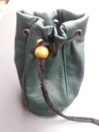 sakiewka mieszek portfel na monety skóra