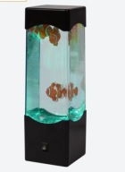 LAMPKA NOCNA RELAKSACYJNA PŁYWAJĄCE RYBKI