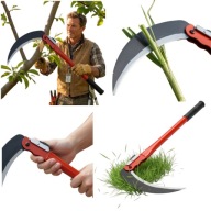SIERP RĘCZNY KOSA SKŁADANA DO PODCINANIA CHWASTÓW TRAWY GAŁĘZI KOSZENIA MOC
