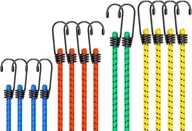 Gumowe linki bagażowe z hakami 10x elastyczne mocne pasy do bagażu