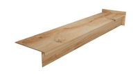 Gruba stopnica drewnopodobna 100x30x4, płytki na schody, kapinos, ZŁOTY DĄB