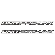 2x Naklejka UNIT PRO LINK Logo na wahacz dla HONDA CBR 600 1000 RR
