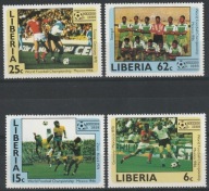LIBERIA - MŚ MEKSYK - PIŁKA NOŻNA MUNDIAL - 1986 - CZYSTE **