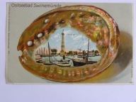 Świnoujście wytłaczana muszla perły 1900