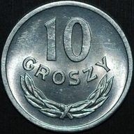 10 groszy 1965 - menniczy egzemplarz