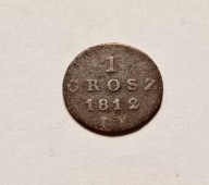1 GROSZ 1812 , KSIĘSTWO WARSZAWSKIE - 032