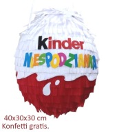Piniata Jajko Niespodzianka / Kinder Surprise. Konfetti gratis.