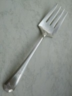 # Piękny posrebrzany widelec sałatkowy #