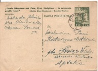 OŻARÓW -KSIĄŻ WIELKI -karta pocztowa Cp96B -obieg 1947 rok