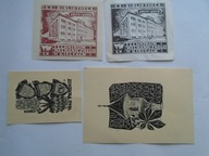 EXLIBRIS TECHNIKUM MECHANICZNE KIELCE TOWARZYSTWO PRZYJACIÓŁ SZTUK PIĘKNYCH