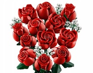 ZESTAW KLOCKÓW - DUŻY BUKIET RÓŻ PREZENT NA WALENTYNKI DLA DZIEWCZYNY