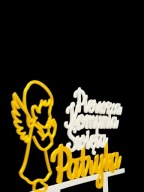 topper na tort dekoracja urodziny personalizacja PIERWSZA KOMUNIA ŚWIĘTA!!!