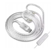 Przewód słuchawek KZ OFC, DAC USB C, 2-pinowy, akustyczny z mikrofonem