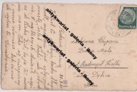 Pocztówka z robót w III Rzeszy do Radomyśl Wielki Dulcza Mała 1940 r.