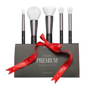 Zestaw premium pędzli do makijażu oczu i twarzy w opakowaniu prezentowym