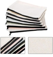 Piórnik saszetka kosmetyczka czarna/biała