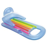 FOTEL PLAŻOWY MATERAC LEŻAK BASEN MORZE DUŻY NIEBIESKI