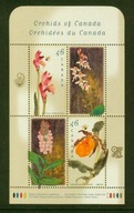 KANADA ** Orchidee, arkusik Mi 1760-63