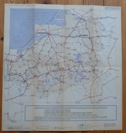 KRÓLEWIEC, ELBLĄG, CZERNIOCHOWSK; MAZURY PRUSY WSCH. B.V.-Karte 3, ok. 1935