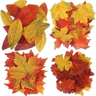 SZTUCZNE LIŚCIE JESIENNE OZDOBY LISTKI JESIEŃ x96