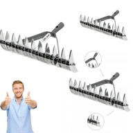 GRABIE DO NAPOWIETRZANIA BEZ TRZONU AERATOR DO GLEBY OGRODU METALOWE