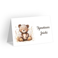 Winietki Personalizowane Urodziny Roczek Chrzest | 6szt