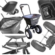 SIEWNIK RĘCZNY DO TRAWY NAWOZU WARZYW OGRODOWY SOLI PIASKU NA KÓŁKACH