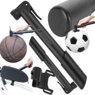 MINI POMPKA RĘCZNA ROWEROWA RĘCZNA LEKKA Z UCHWYTEM DO PIŁKI ALUMINIOWA