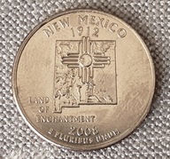 USA - moneta Quarter Dollar - 25 Cent 2008 - NEW MEXIKO - UNC