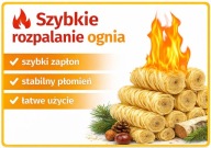 Ekopodpałka do kominka 3 kg podpałka do pieca, EKO rozpałka do grilla