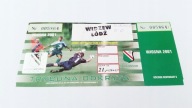 bilet LEGIA Warszawa - WIDZEW Łódź 06.04.2001