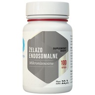Żelazo Endosomalne Wysoka Przyswajalność Dla Dzieci i Dorosłych 100 kaps.