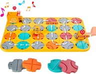 ZABAWKA SENSORYCZNA INTERAKTYWNA DLA DZIECI LABIRYNT BUDOWANIE DROGI