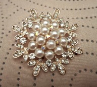 BROSZKA PRZYPINKA PIN PINETS AGRAFKA ELEGANCKA płatek śniegu świąteczna