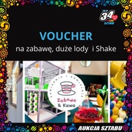 Voucher do Zabawa & Kawa – bawialnia, lody i shake | Szczecin | Sztab WOŚP