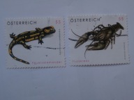 Austria - Ochrona przyrody - obiegowe - Mi. 2648- 49 kasowany