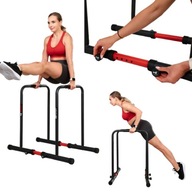 PORĘCZE DO ĆWICZEŃ STACJONARNE DIPÓW POMPEK REGULOWANE MOCNE 500KG XXL