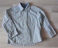 M&S koszula wizytowa pastelowe paseczki 116cm