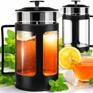 ZAPARZACZ DO KAWY HERBATY FRENCH PRESS SZKLANY DZBANEK 1L VINTAGE