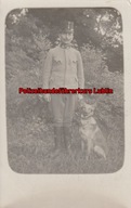 762A ŻOŁNIERZ OFICER POLICJA PIES LUBLIN MIECHÓW 1917 KUK AUSTRO-WĘGRY