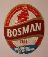 ETYKIETA - SZCZECIN - BROWAR SZCZECIN - BOSMAN