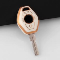 Biało-złote etui na kluczyk BMW E38 E39 E46 E83 E53 E60 E63 E61 E64 E83