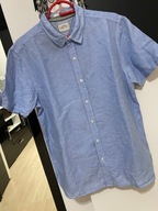 9 Koszula White Stuff niebieska subtelne paski bawełna rozmiar L