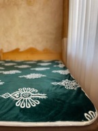 Koc 100% z wełny Merino i polaru (155x200cm)