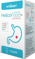 Suplement diety VitaDiet HelicoFood+ żurawina 7 saszetek bez aspartamu