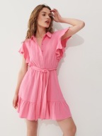 MOHITO sukienka koszulowa z muślinu mini damska M