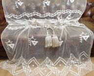 KOŁKOWA FIRANA PRZEPIĘKNY WZÓR WEEKENDOWA OBNIŻKA